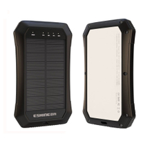ES986 10000mAh Solar power bank with LED camping light