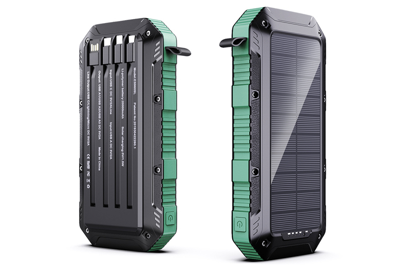 ES960L-Eshine Solar Powered Self wired Power Bank