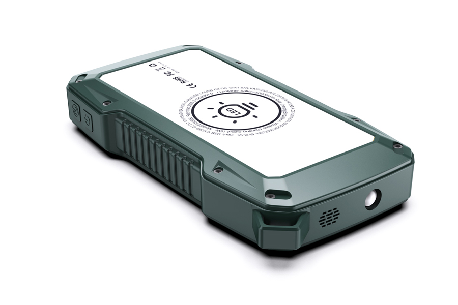 Eshine ES926S Solar Wireless Charger Plus Security Power Bank