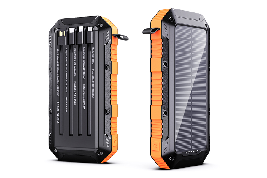 ES960L-Eshine Solar Powered Self wired Power Bank