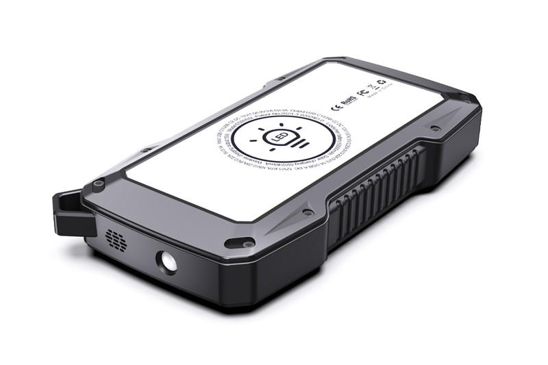 Eshine ES926S Solar Wireless Charger Plus Security Power Bank